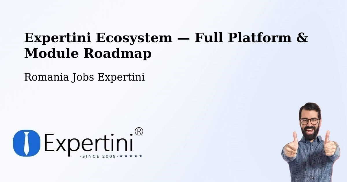 Expertini Ecosystem — Full Platform & Module Roadmap – Derșida