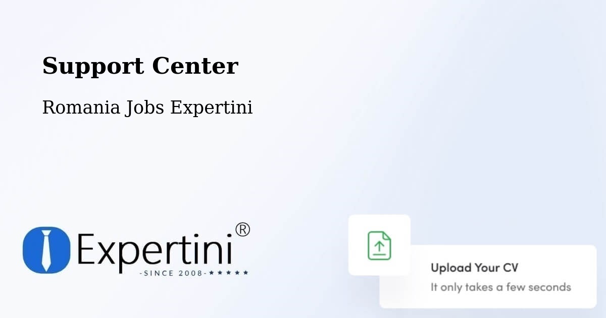 Support Services – Derșida - Romania Jobs Expertini